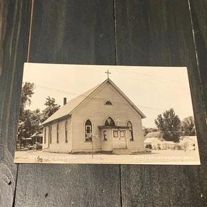 Old Postcard Catholic Church Parkersburg Iowa - Picture 1 of 2
