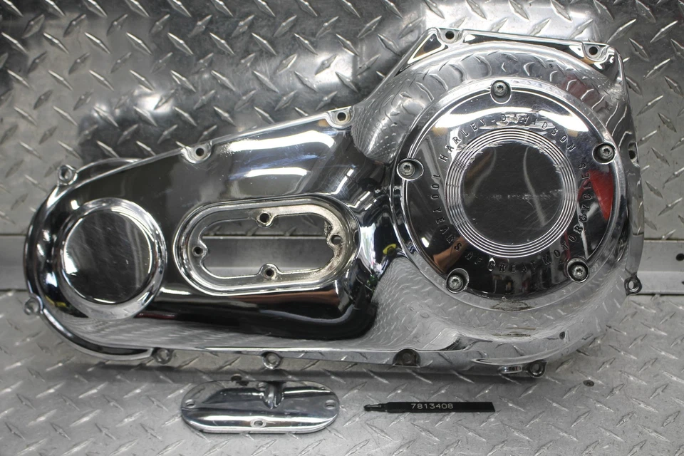 Harley-Davidson Dyna Wide Glide 2003 aniversario FXDWG cubierta primaria exterior Foto 1 de 4