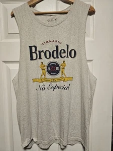 Original DomMerch Bro Science Brodelo Cutoff Graphic Gym Size L - Picture 1 of 3