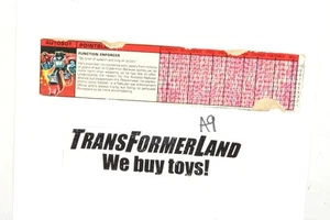 Pointblank Tech Specs Targetmasters 1987 Vintage Hasbro G1 Transformers - Imagen 1 de 1