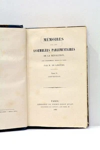Bibliothèques des Mémoires Tome XXXVI M. de Lescure Paris 1881 - Foto 1 di 5