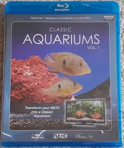 CLASSIC AQUARIUMS VOL 1 PLASMA ART BLU-RAY NEW & SEALED REGION FREE  - Picture 1 of 2