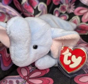 PEANUT the Elephant ❤️ 3rd Gen HT 1st TT 3/1 Near Mint MWNMT❤️ TY Beanie Baby - Picture 1 of 12