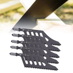 5x Hoja de sierra de calar de corte al ras Hoja de sierra curva irregular con mango para madera y - Imagen 1 de 12