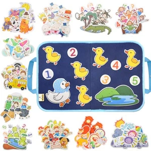 12 Pack Felt Storyboard Pieces for Toddler, Flannel Board Stories for Prescho... - Picture 1 of 6