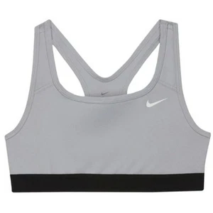 Nike Girls' Pro Sports Bra M Carbon Heather M 223 - Picture 1 of 4
