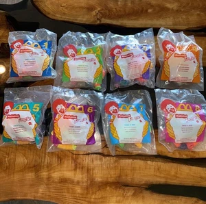 McDonald's Happy Meal Toys Nickelodeon TANGLE Twist-A-Zoid Juego de 8 NUEVO 1996 - Imagen 1 de 3