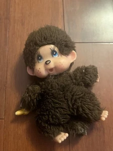 Vintage Russ Berrie Thumkey Plush Monchhichi Stuffed Animal Monkey 1977 - Picture 1 of 2