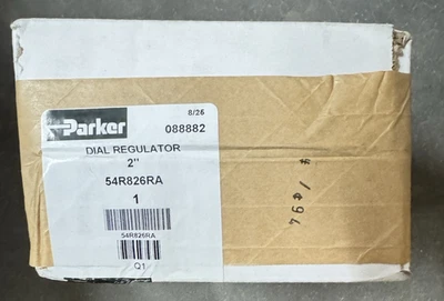54R826RA PARKER DIAL REGULADOR 2" FNPT SELLADO DE FÁBRICA Foto 1 de 4