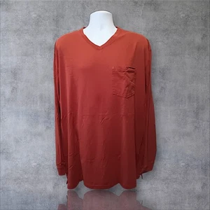 Duluth Trading Co Gr. 3XL Longtail T-Shirt mit V-Ausschnitt, rostfarben. L-5 - Bild 1 von 7