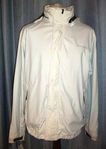 Timberland Weathergear Mens Hooded Windbreaker Jacket  in Light Stone Size L - Picture 1 of 11