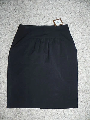 Falda Ellen Tracy negra para mujer talla 6 JW1K0995D0 NUEVA CON ETIQUETAS $79,50 Foto 1 de 2