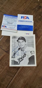 1965 MINNESOTA TWINS SIGNED TEAM ISSUE CARD PHOTO BOB ALLISON SENATORS PSA DNA - Picture 1 of 1