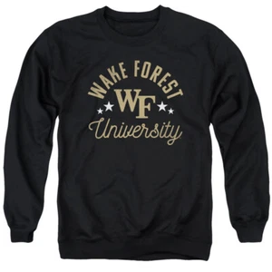 Wake Forest University Adult Crewneck Sweatshirt Demon Deacons, Black, S-3XL - Picture 1 of 5