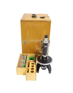 Olympus Polarizing Microscope POS Objective Lens PS4 PS10 PS40 Used Excellent+++ - Picture 1 of 8