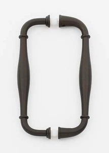 Alno G726-6-CHBRZ Charlie'S 6" Back to Back Glass Door Pull Chocolate Bronze - Picture 1 of 1