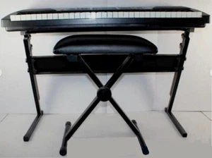 Rock Jam RJ561 61 Key Electronic Interactive Teaching Piano Keyboard /Stand+Seat - Picture 1 of 7