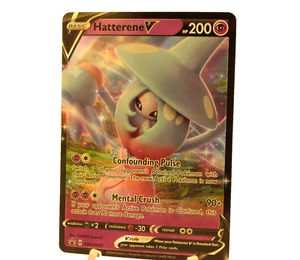 Pokémon TCG Hatterene V SWSH Black Star Promos SWSH055 Holo Promo FREE SHIPPING - Picture 1 of 2