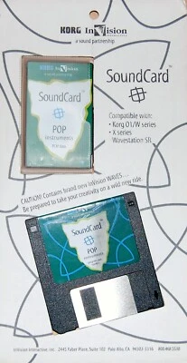 Korg X2/X3 InVision POP INSTRUMENTS SoundCard + Programs & Combi's on Disk - Bild 1 von 4