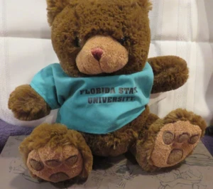 ASI It's All Greek To Me Florida State U. BROWN TEDDY BEAR Stuffed Plush TOY Tag - Picture 1 of 9
