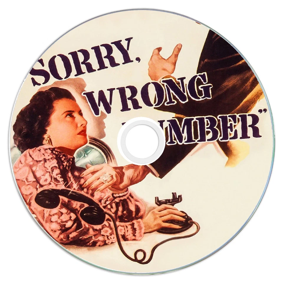 Sorry, Wrong Number (1948) Public Domain Film Supplied On DVD Free UK Postage - Image 1 of 2