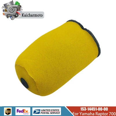 NUEVO filtro de aire para Yamaha Raptor 700 YFM700R 2006-2015 1S3-14451-00-00 EE. UU. Foto 1 de 4