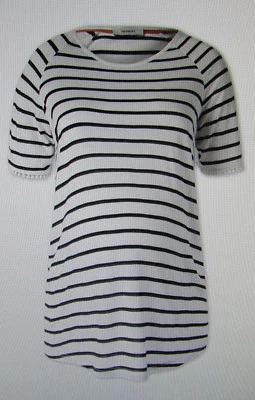 Umstandsshirt in Schwarz weiß gestreift kurzarm C&A NEU mit Etikett - Bild 1 von 4