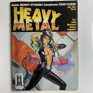 Heavy Metal Comic Magazine July 1984 John Cleese Interview Monty Python - Picture 1 of 4