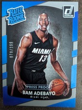 2017-18 Donruss Donruss Press Proof Silver /299 Rookie #187 Miami Heat