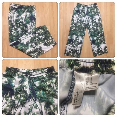 Pantalones de palmera para mujer FOREVER 21 exclusivos talla M cintura poliéster Foto 1 de 4