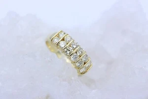 Wunderschöner Damen Diamant Ring aus 585 / 14k Gelbgold mit 12 Brillanten - Bild 1 von 4