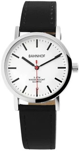 Herren Armbanduhr Quarz Herrenuhr 35mm Bahnhof Bahnhofsuhr Uhr 3 ATM Wasserdicht - Bild 1 von 3