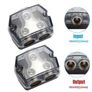 2pcs High Quality Car Audio Amp Power Ground Distribution Block - Picture 1 of 9