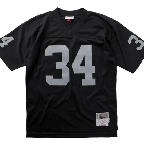 NFL Raiders Bo Jackson 1988 Throwback Legacy Jersey Black Cover