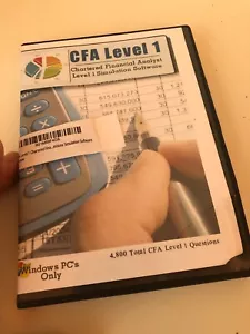 CFA Livello 1 Chartered Financia Analyst Windows Pc H1 - Foto 1 di 4
