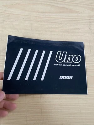 UNO ES 45 55 70 DIESEL RARO ALL PLANCIA PORTASTRUMENTI USO E MANUTENZIONE FIAT  - Immagine 1 di 4