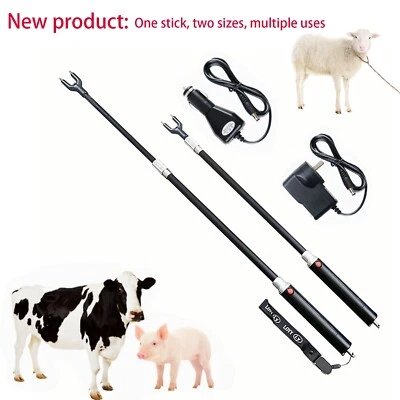 Rechargeable Livestock Products/Retractable Electric Ranch Cattle Prod 21.65"