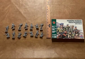 ESCI ERTL Modern Russian Paratroopers Spetsnaz - 14 Figures in 1:35 Scale - Picture 1 of 12