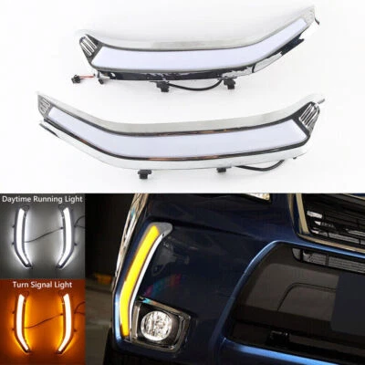 DRL PARA SUBARU FORESTER 2.0XT 2013 2014 2015 FARO ANTINIEBLA LED LUZ DE CIRCULACIÓN DIURNA Foto 1 de 4