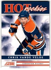 2011-12 Score Chris VandeVelde Rookie #510 Edmonton Oilers