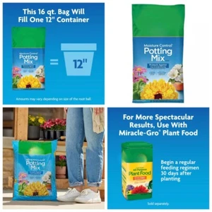 16 qt. Potting Mix for Container Plants with Moisture Management, - Picture 1 of 7