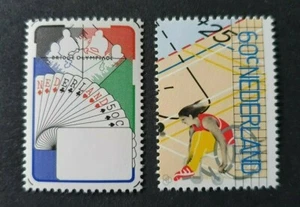 1980 NETHERLANDS NEDERLAND SPORT OLYMPIC BRIDGE PARALYMPICS VF MNH - Picture 1 of 1