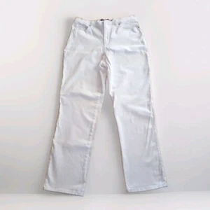 Jeans donna Gloria Vanderbilt Amanda denim bianco 5 tasche taglia 12 - Foto 1 di 20