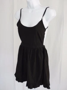 TOBI NUEVO CON ETIQUETAS Vestido Halter Negro Abierto Espalda Corbata Espalda Dobladillo Línea A Talla S - Imagen 1 de 6