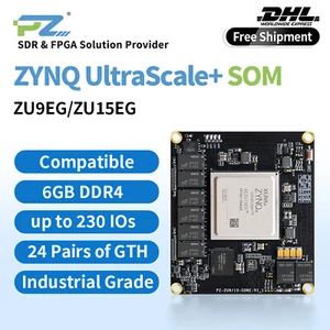 Scheda di base Puzhi Xilinx SOM FPGA AMD Zynq UltraScale + MPSOC 9EG 15EG 8GB EMMC - Foto 1 di 12
