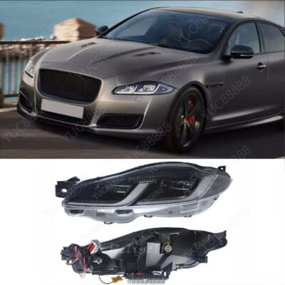 Conjunto de faros delanteros DRL para Jaguar XJ 2012-2019 actualización LED Foto 1 de 4