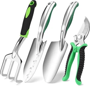 Set Gardening Garden Tool Pack Steel Rake Stainless Hand Yixiao Aluminum Konky - Picture 1 of 9