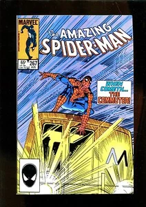 AMAZING SPIDER-MAN 267 (9.8) MATT MURDOCK CAMEO PETER DAVID MARVEL (b047) - Picture 1 of 2