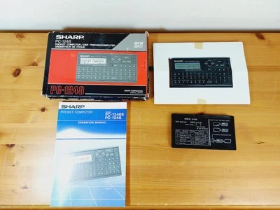 SHARP PC-1248 POCKET COMPUTER FULLY WORKING AND TESTED - Image 1 of 4