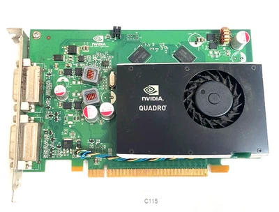 Dell Nvidia Quadro FX380 256MB DDR3 PCI-E  DVI Video Graphics Card - Image 1 of 4